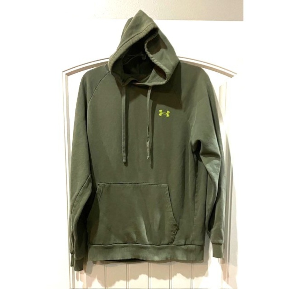 Under Armour Men's Hooded Sweatshirt‎ Marine Od Green Size SM/P/CH
